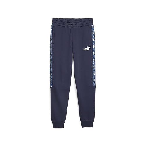 Puma Unisex ESS Tape Camo Sweatpants FL Cl Jogginghose, Marineblau, L von PUMA