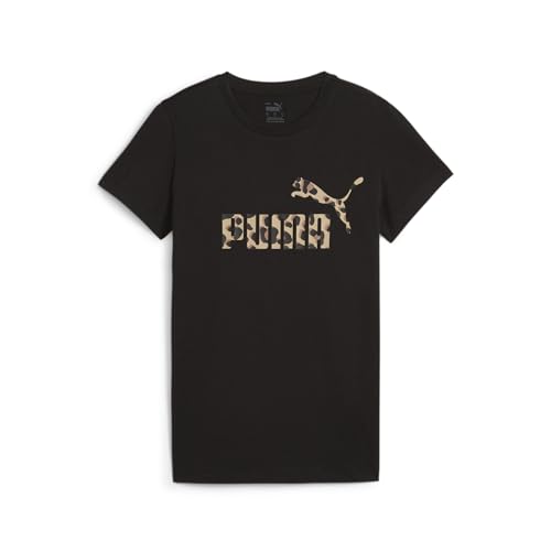 PUMA Unisex ESS Tiermotiven T-Shirt, Schwarz, XS von PUMA