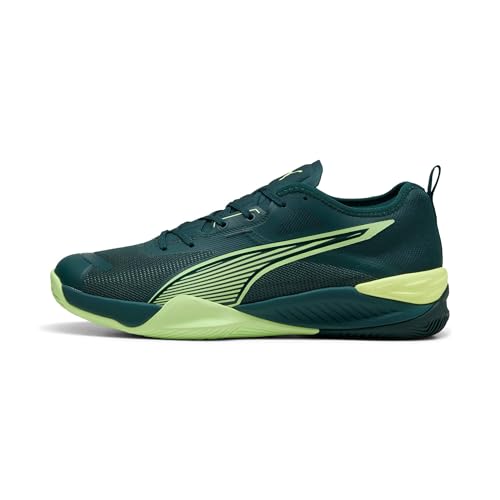 PUMA Unisex Eliminate Nitro 4 Hallenturnschuh, Green Terrain Fizzy Light, 42 EU von PUMA