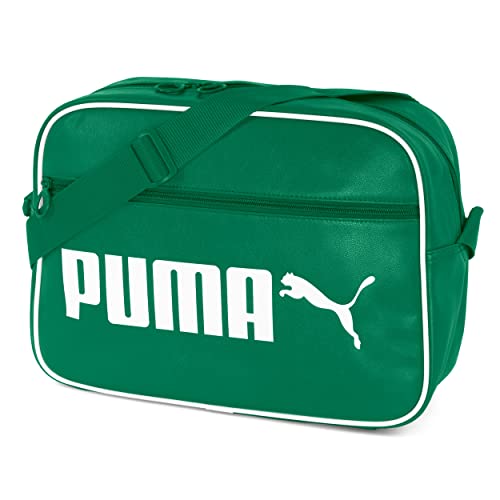 PUMA Unisex – Erwachsene Campus Reporter Messenger Bag Umhängetasche (green) von PUMA