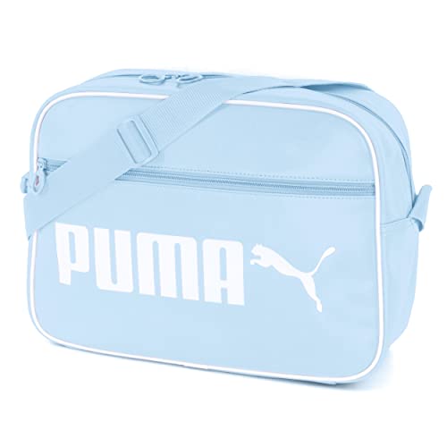 PUMA Unisex – Erwachsene Campus Reporter Messenger Bag Umhängetasche (light aqua) von PUMA