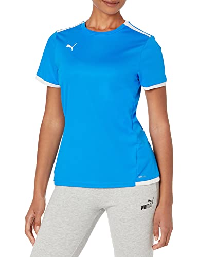 PUMA Unisex-Erwachsene Damen Teamliga Jersey-Shirt, Lemonade, Größe XS, Electric Blue Limonade Weiß, X-Klein von PUMA