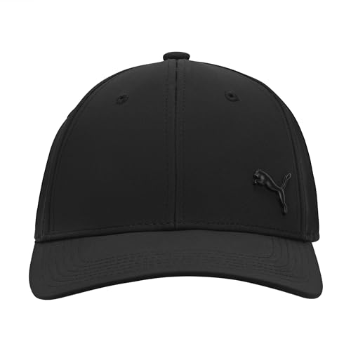 PUMA Unisex-Erwachsene Evercat Alloy Stretch Fit Cap Baseballkappe, Schwarz/Schwarz, L/XL von PUMA