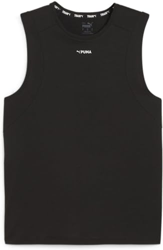 PUMA Unisex-Erwachsene FIT Triblend Sleeveless Tank Panzer, Black, S von PUMA