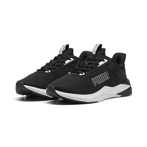 PUMA FTR Wave Unisex-Stiefel für Erwachsene, Schwarz, Weiß und Schwarz, Größe 44,5/45 von PUMA