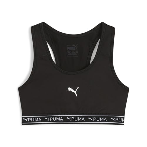 PUMA Unisex-Erwachsene Strong Bra G Unterwäsche-Top, 80 kg, Black, 140 von PUMA