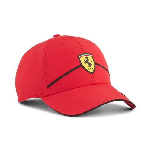 PUMA Unisex Ferrari Pro Baseball Cap Baseballkappe, Rosso Corsa, Einheitsgröße PUMA Unisex Ferrari Pro Baseball Cap Baseballkappe, Rosso Corsa, Einheitsgröße von PUMA