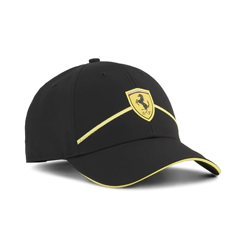 PUMA Unisex Ferrari Pro Baseball Cap Baseballkappe, Schwarz, Einheitsgröße von PUMA