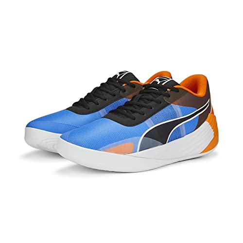 PUMA Unisex Fusion Nitro Team Basketballschuh, Bluemazing-Vibrant Orange, 38 EU von PUMA