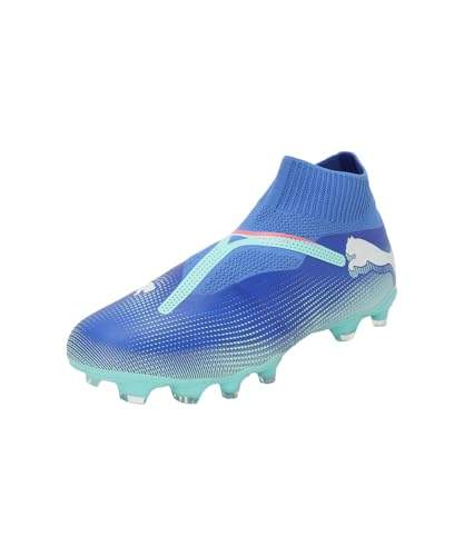 PUMA Unisex Future 7 Match+ LL FG/AG Soccer Shoe, Bluemazing White-Electric Peppermint, 45 EU von PUMA