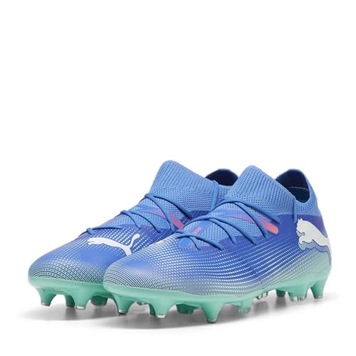 PUMA Unisex Future 7 Match MxSG Soccer Shoe, Bluemazing White-Electric Peppermint, 44.5 EU PUMA Unisex Future 7 Match MxSG Soccer Shoe, Bluemazing White-Electric Peppermint, 44.5 EU von PUMA