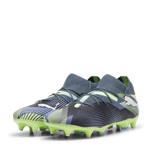 PUMA Unisex Future 7 Match MXSG Soccer Shoe, Gray Skies White-Fizzy Apple, 45 EU von PUMA