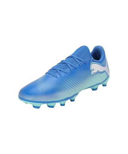 PUMA Unisex FUTURE 7 PLAY FG/AG Fußballschuhe, Hyperlink Blue-Mint White, 40.5 EU von PUMA