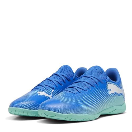 PUMA Unisex Future 7 Play IT Soccer Shoe, Hyperlink Blue-Mint White, 46.5 EU PUMA Unisex Future 7 Play IT Soccer Shoe, Hyperlink Blue-Mint White, 46.5 EU von PUMA