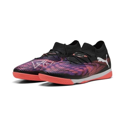 PUMA Unisex Future 8 Match IT Fussballschuh, Black White-Glowing RED, 43 EU von PUMA