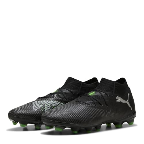 PUMA Unisex Future 8 PRO FG/AG Fussballschuh, Black Silver-Fluo Green, 48.5 EU von PUMA
