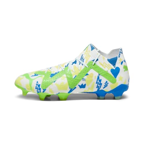 Puma Unisex Future Ultimate NJR Fg/AG Leichtathletik-Schuh, Weiß, Rennblau, Zitronengelb, Meringue, Parakeet Green, 44.5 EU Puma Unisex Future Ultimate NJR Fg/AG Leichtathletik-Schuh, Weiß, Rennblau, Zitronengelb, Meringue, Parakeet Green, 44.5 EU von Puma