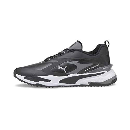 PUMA Unisex GS-Fast Golfschuh, Black Black-Quiet Shade, 42.5 EU von PUMA