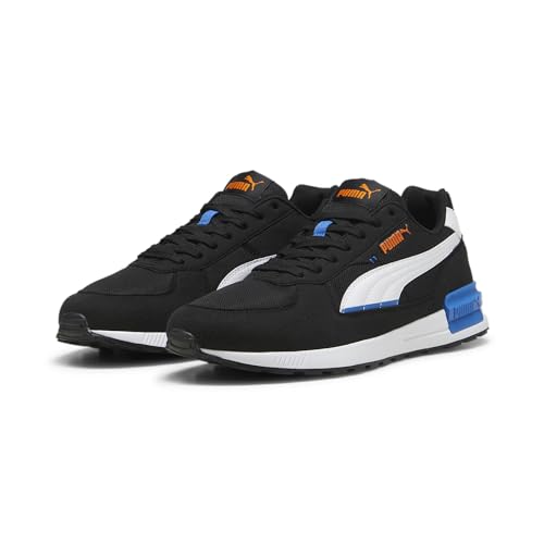 Puma Unisex Adults Graviton Sneakers, Puma Black-Puma White-Puma Team Royal-Rickie Orange, 37.5 EU von PUMA