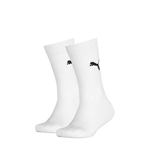 Puma Kinder Classic Socken, Weiß, 27/30 (2er Pack) von PUMA