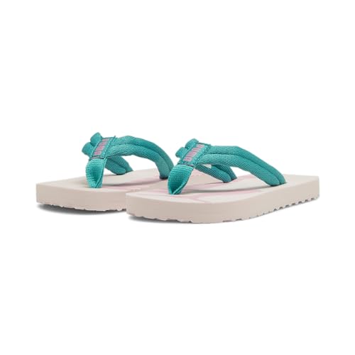 PUMA Unisex Kinder Epic V2 Flip-Flop, Sparkling Green Whisp Of Pink Fast Pink, 34.5 EU von PUMA