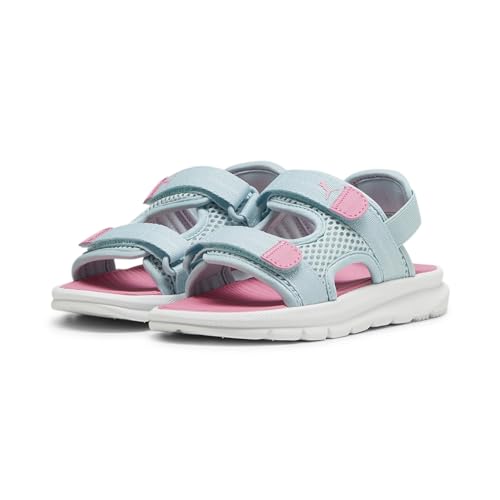 PUMA Evolve PS Slide Sandal, Turquoise Surf-Fast Pink White, 31 EU von PUMA
