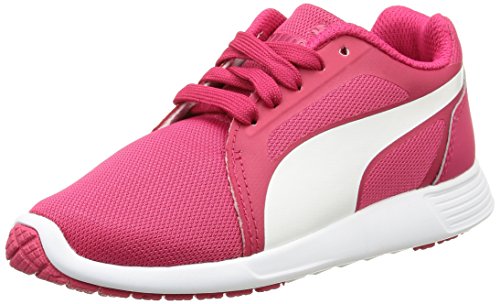 PUMA Unisex Kids ST Trainer Evo Jr Low-Top, Rose red-White von PUMA