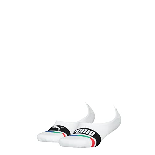 PUMA Unisex Kids Seasonal Footie Hosiery, White Combo, 27/34 von PUMA