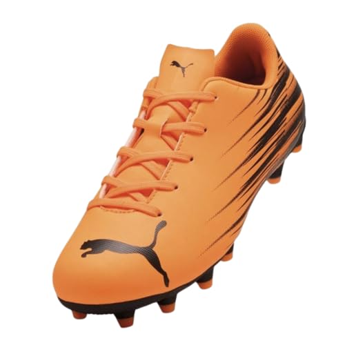 PUMA Unisex-Kinder Attacanto Firm, Artificial Ground Soccer Cleats Sneaker, Heat Fire-Black Ah25 von PUMA