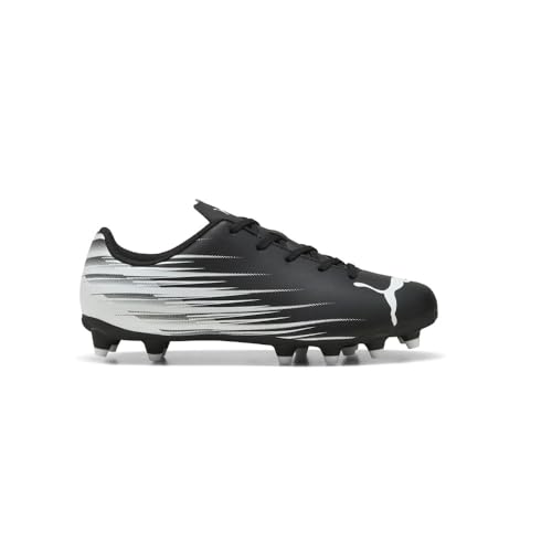 PUMA Unisex-Kinder Attacanto Firm, Artificial Ground Soccer Cleats Sneaker, Schwarz-Weiß Ah25 PUMA Unisex-Kinder Attacanto Firm, Artificial Ground Soccer Cleats Sneaker, Schwarz-Weiß Ah25 von PUMA