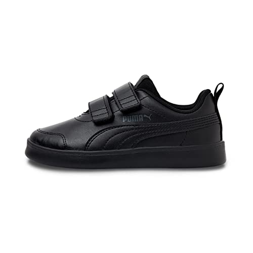 PUMA Unisex-Kinder Courtflex v2 V PS Sneaker, Black-Dark Shadow, 35 EU von PUMA