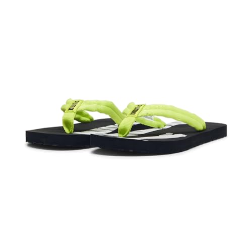 PUMA Unisex Kinder Epic V2 Jr Flip-Flop, Lime Pow Black White Green, 37 EU von PUMA