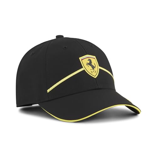 PUMA Unisex Kinder Ferrari Race Baseball Cap Junior Baseballkappe, Schwarz, Einheitsgröße von PUMA