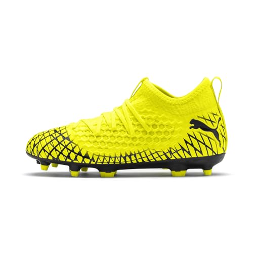 PUMA Unisex-Kinder Future 4.3 Netfit Fg/Ag Jr Fußballschuhe - Gelb (Yellow Alert-Puma Black 03) - 28 EU von PUMA