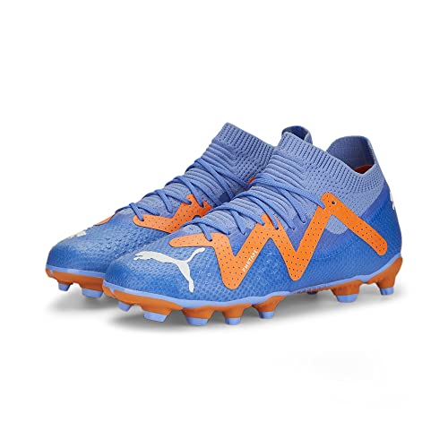 PUMA Future PRO FG/AG JR Fussballschuh, Blue Glimmer White-Ultra ORANGE, 29 EU von PUMA