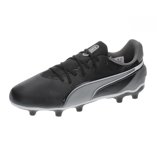 PUMA Unisex Kinder King Match Fg/Ag Jr Soccer Shoe, Puma Black Puma White Cool Dark Gray, 37 EU von PUMA