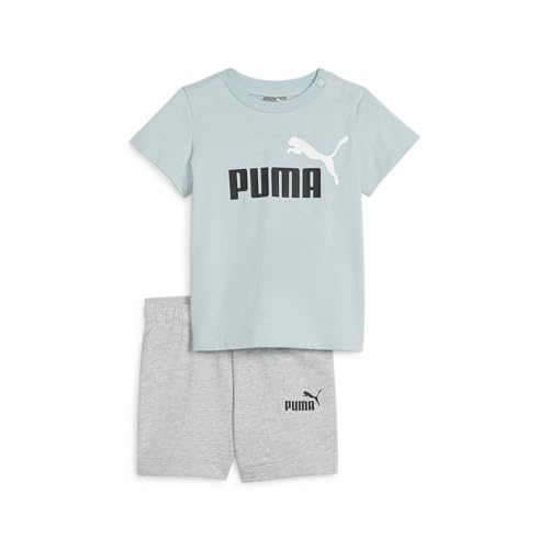 PUMA Unisex Kinder Minicats T-Shirt und Shorts Trainingsanzug, Türkis Surf, 68 von PUMA