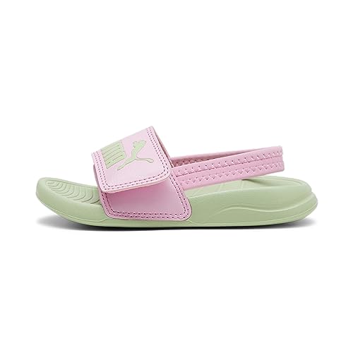 PUMA Unisex Kinder Popcat 20 Backstrap Ac Inf Slide-Sandalen, Pink Lilac Pure Green, 24 EU von PUMA