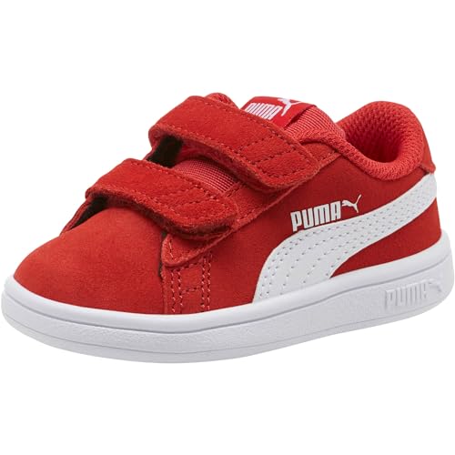 PUMA Unisex Kinder Puma Smash V2 Sd V Ps Sneaker, Rot High Risk Red Puma White, 35 EU von PUMA