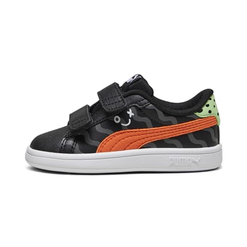 PUMA Unisex-Kinder SMASH 3.0 L MIX MTCH V INF-PUMA BLACK-HOT HEAT-SPRING FERN-COOL DARK GREY-PUMA WHITE von PUMA