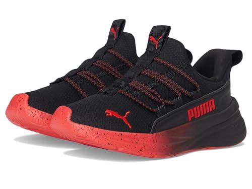 PUMA Unisex-Kinder Softride One4all Schlupfschuhe, Black-for All Time Red Ah25, 13.5 Little Kid PUMA Unisex-Kinder Softride One4all Schlupfschuhe, Black-for All Time Red Ah25, 13.5 Little Kid von PUMA