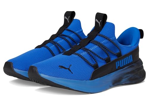 PUMA Unisex-Kinder Softride One4all Schlupfschuhe (großes Kind) Sneaker, Mountain Blue-puma Black1, 38 EU Wide von PUMA