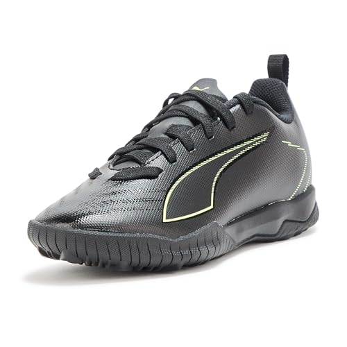 PUMA Unisex Kinder Ultra Play Turf Training Soccer Cleats Sneaker, Black-fizzy Light-green Terrain Ah25, 4.5 Big Kid von PUMA