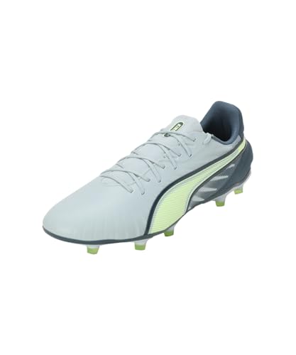 PUMA Unisex King Match FG/AG Soccer Shoe, Frosted Dew-Fizzy Apple-Gray Skies, 40.5 EU von PUMA