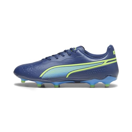 PUMA Unisex King Match Fg/AG Leichtathletik-Schuh, Mehrfarbig (Persian Blue Pro Green Ultra Blue), 42.5 EU von PUMA