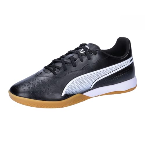 PUMA Unisex King Match IT Soccer Shoe, Black White, 40.5 EU von PUMA