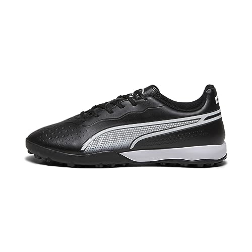 PUMA Unisex King Match Tt Soccer Shoe, Black White, 41 EU von PUMA