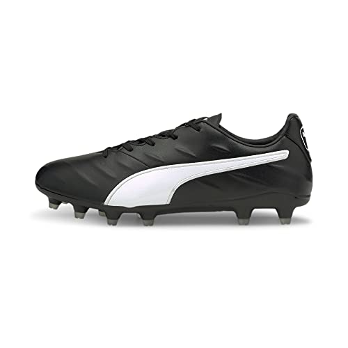 PUMA Unisex King Pro 21 FG Leichtathletik-Schuh, Black White, 42.5 EU von PUMA