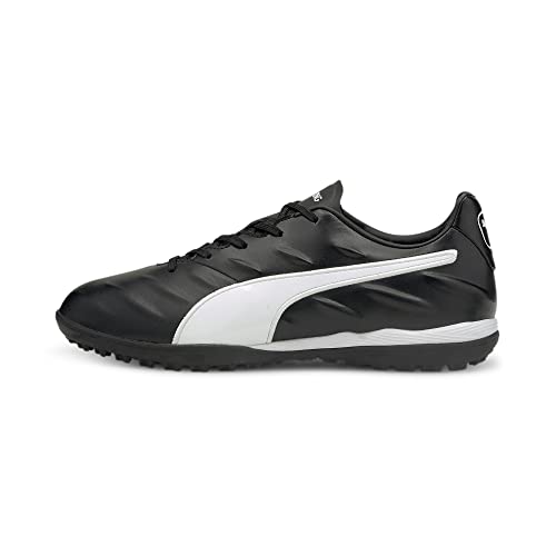 PUMA Unisex King Pro 21 TT Turf Football Trainers, Black White, 45 EU von PUMA