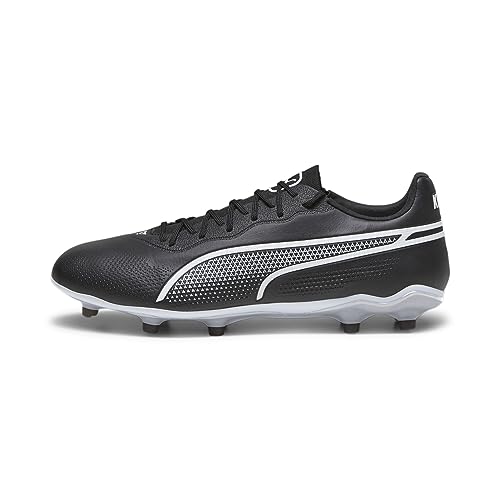 PUMA Unisex King Pro Fg/Ag Soccer Shoe, Black White, 37.5 EU von PUMA
